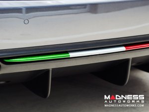Alfa Romeo Giulia Rear Diffuser Lip - Carbon Fiber - Quadrifoglio Model - Italian Theme